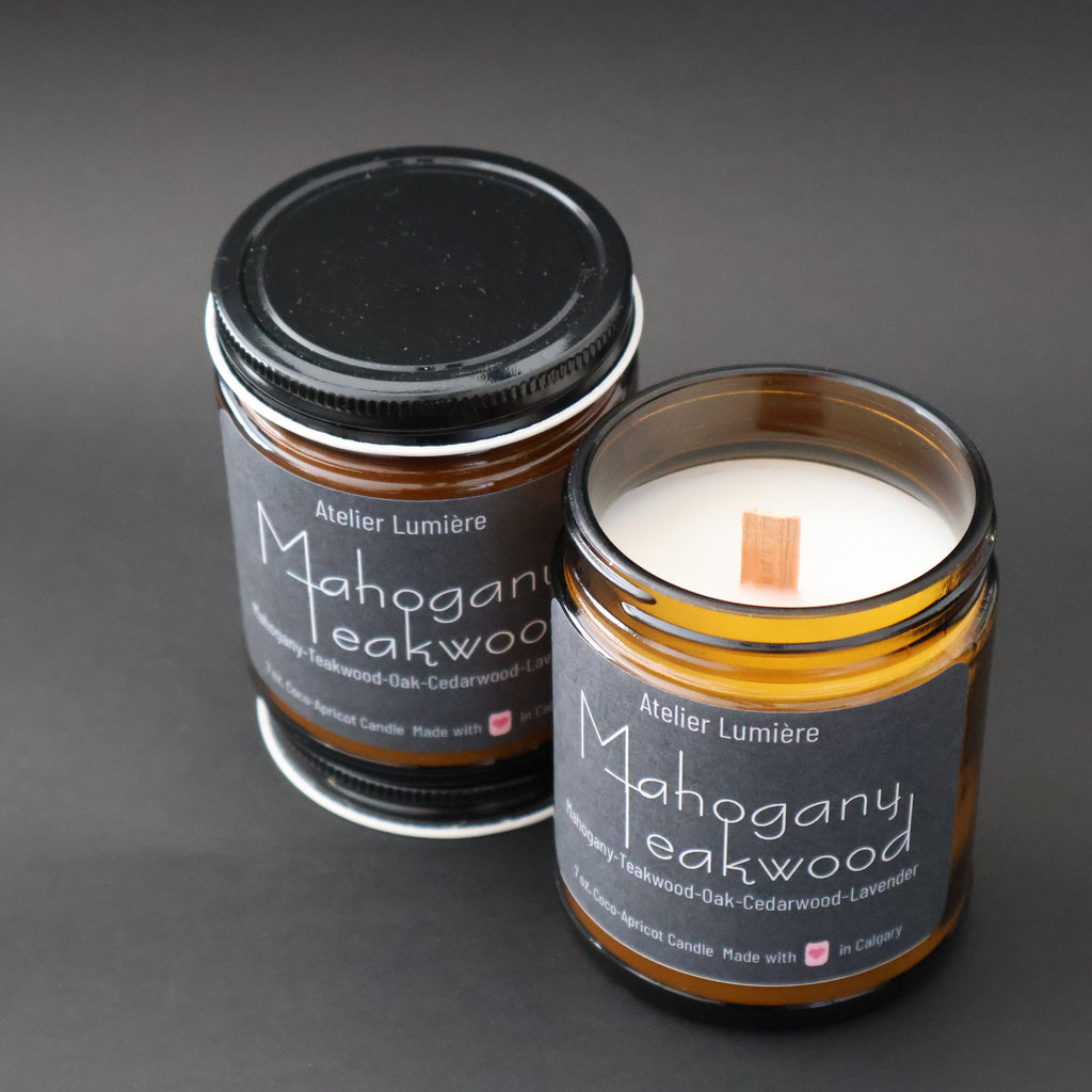 Mahogany Teakwood Candle