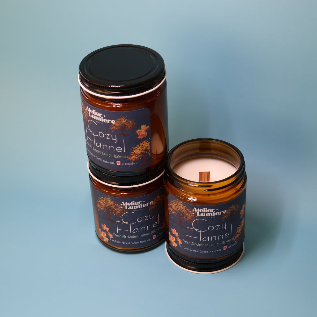 Cozy Flannel Candle
