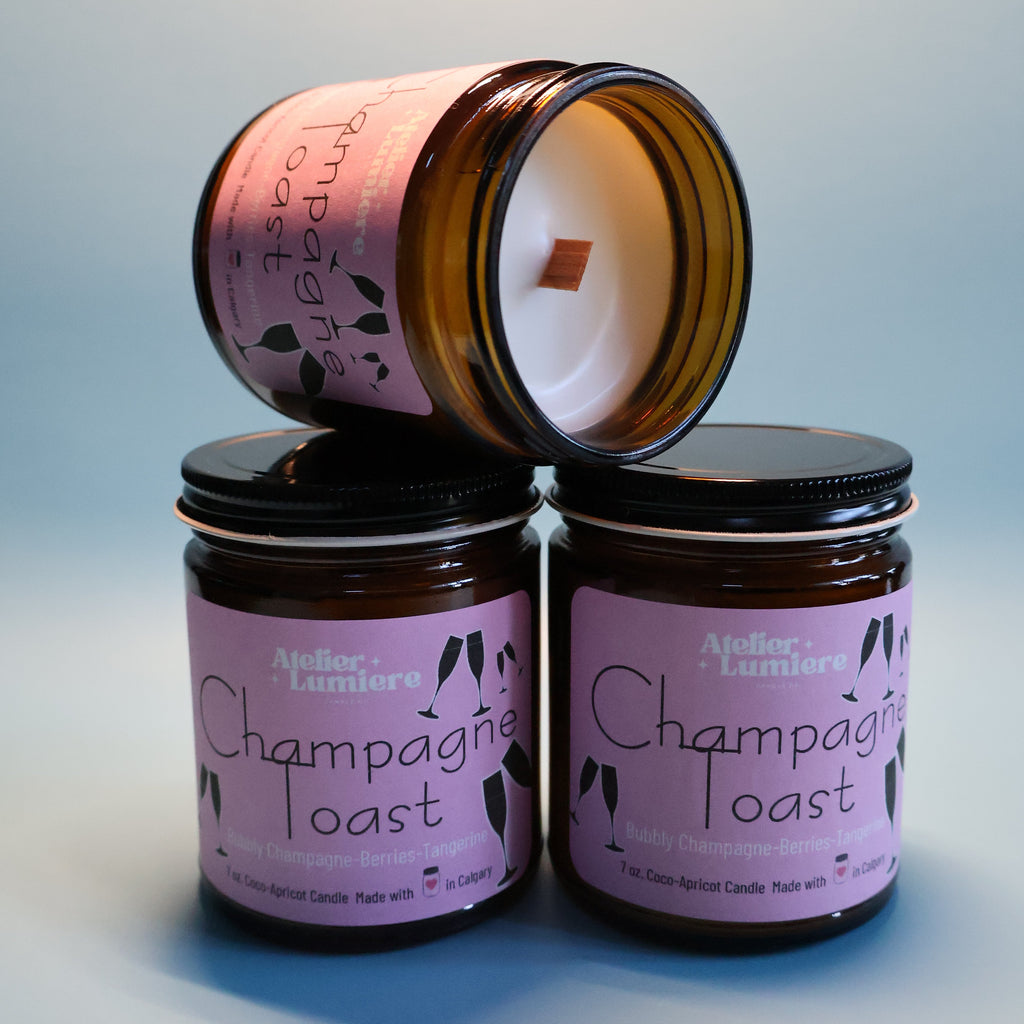 Champagne Toast Candle